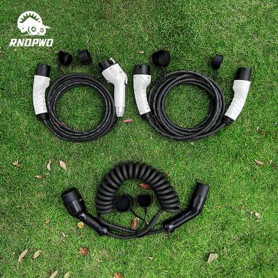 China 32A Ev Charger Type - 2 Male To Gbt 5M Cable Single Phase Adapter Type Ev - 2 To Gbt Cable 3.5kw/7kw/11kw/22kw for sale