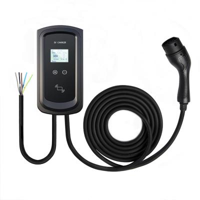 China Screen Display 7kw EV Charger Level 2 EV Charging Station For Electric Car Charging for sale