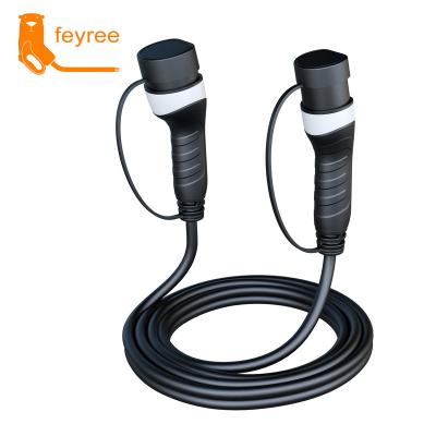 China Feyree Charging Cable Wholesale 11KW Electric Car Cables Charger Mini EV Level 2 Type - 2 Type - EV 2 32a Car Charging Cable For EV Electric Vehicles for sale