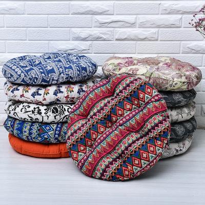 China Massage Cotton Canvas Home Office Dining Outdoor Meditation Floor Sofa Chair Round Cushion for sale