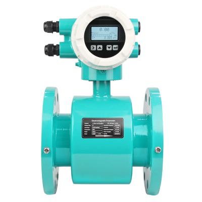 China Industries Garden Digital Liquid Water Flow Meter Electromagnetic Water Meters 4-20 mA for sale