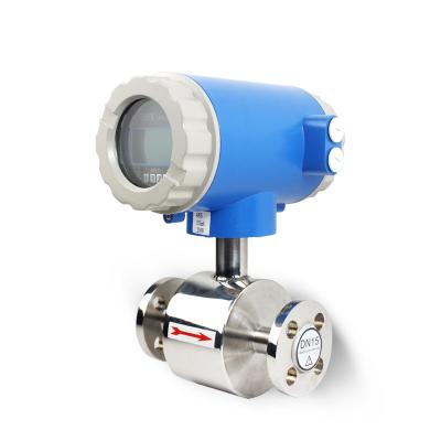 China Industries SS316 Flow Meter LCD Display 1 Inch Stainless Steel Flow Meter Milk for sale