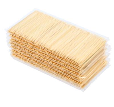 China Different Factory Price Disposable Natural Chinese Disposable Portable Thick Bamboo Toothpicks for sale