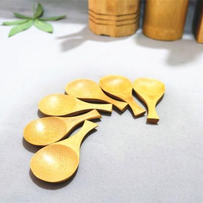 China Wholesale Viable Custom Decoration Maker Universal Organic Bamboo Scoop Teaspoon for sale