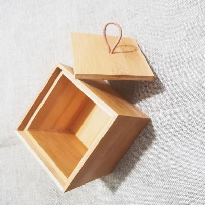 China Wholesale Sustainable Eco-Friendly Bamboo Wood Box Storage Hideout Tray Storage Box for sale