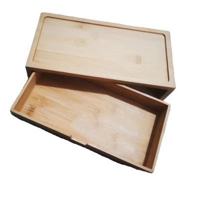 China High Quality Sustainable Kitchen Countertop Organizer Bread Storage Box Bamboo Bread Box for sale