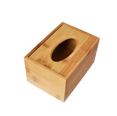 China Custom Multifunctional Traditional Chinese Towel Organizer Facial Tissue Container Wooden Box for sale