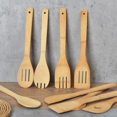 China Viable Manufacturer Wholesale Eco-friendly Multifunctional Wooden Spoon Kitchen Tableware Natural Bamboo Price for sale