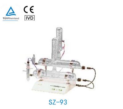 China Biochemical CE Approved Lab Glass Water Distiller SZ-93 for sale