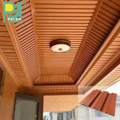 China Wood Modern Indoor Plastic Composite Wall Wpc Clad Wall Panel for sale