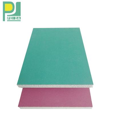 China Water Resistant China Standard Moisture Resistant Gypsum Board Wall Cladding Manufacturer Plant for sale