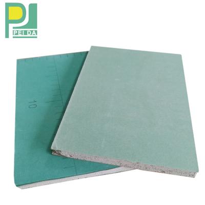 China Widely Used Water Resistant 7-20mm Free Sample Waterproof Fireproof Moisture Proof Drywall Gypsum Board for sale