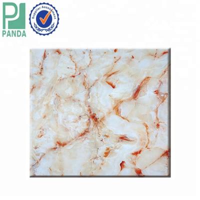 China High Quality Exterior PVC Marble Sheet PVC Wall Panels Wall Tile For Living Room 8mm By L/C Payment for sale