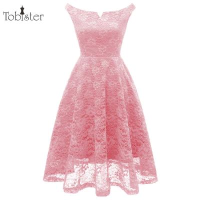 China New Fashion Tobister Summer Anti-wrinkle Casual V-Neckline Lace Up Long Style Elegant Woman Embroidered Sleeveless Dresses for sale