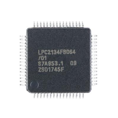 China LPC2134FBD64/01.15 SMD LQFP64 60MHz 32-Bit Automotive Microcontroller-MCU 128KB SNAP Initial Product for sale