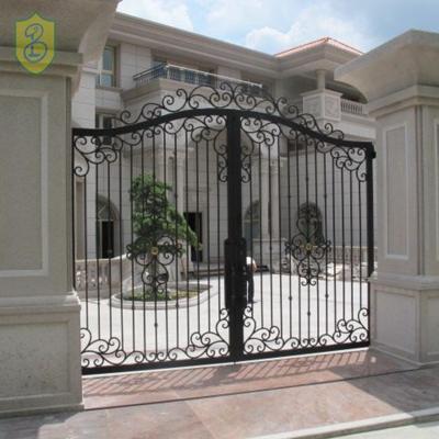 China Newest Best Selling Waterproof Wrought Iron Entrance Doors for sale