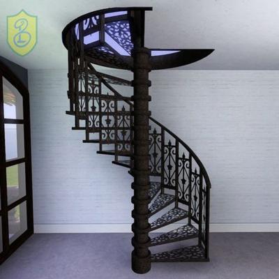 China China Factory Supplier Traditional Cast Iron Spiral Staircase Used Spiral Stairs for sale