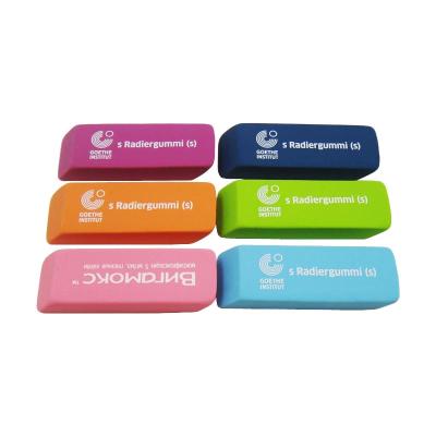 China Wholesale Custom Logo Promotional School Pencil Eraser Non-Toxic And Odorless For Kids for sale