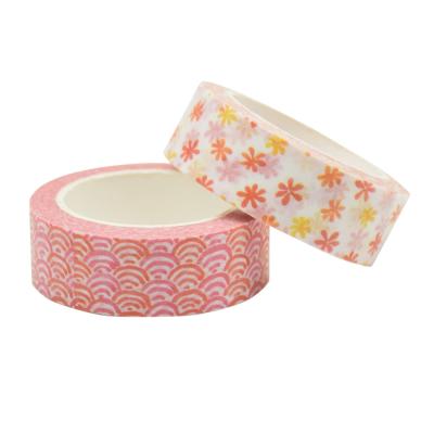 China ANTISTATIC Home Decorative Flower Color Paper Washi Tape Set for sale