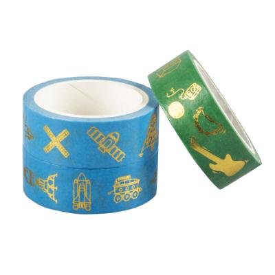 China ANTISTATIC Custom Rolls Gold Foil Stationery Washi Tape Maker for sale