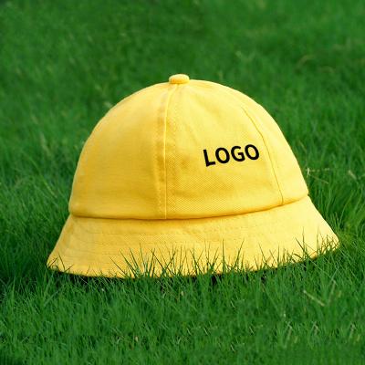 China Sun Hat Custom Logo Small Yellow Daily Parent-child Fisherman Kindergarten Wear Summer Hats Student Outdoor Child Protection for sale