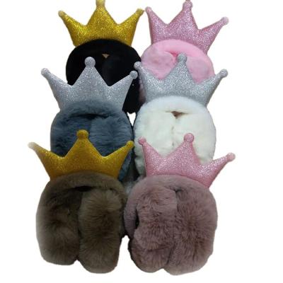 China Ladies Faux Winter Girls Warm Plush Fur Soft Feeling Luxury Ear Muffs Ear Warmers For Cold Weather for sale