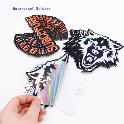 China Custom waterproof vinyl PVC kiss cut out scrapbooking sticker label printing journal sticker for sale