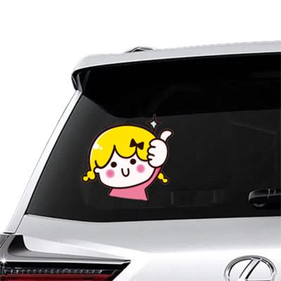 China Waterproof Custom Vinyl Die Cut Stickers Car Laptop Bike Holographic Decoration Sticker Label for sale