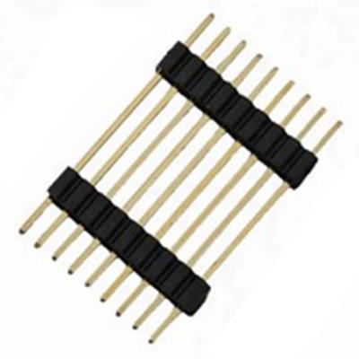 China Stackable Board 1.27mm FT Header Connector H=1.0/1.5/2.0mm Stacking Upright Through Hole Type Board Board Connector for sale