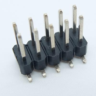 China Board to panel 10pin SMT SMD male connector 2.54 row insulation height=1.0/1.5/2.0/2.5mm surface mount board to board for sale