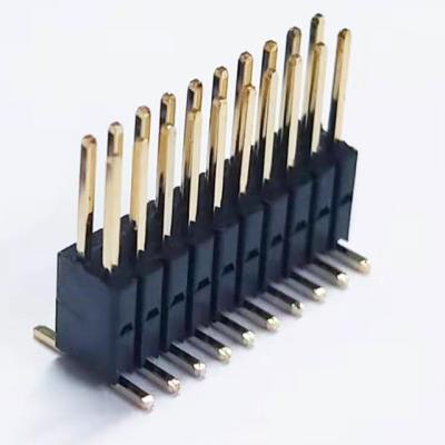 China Board to board 32h connectors pin header two rows insulation height=1.0/1.5/2.0mm vertical surface mount type SMT for sale