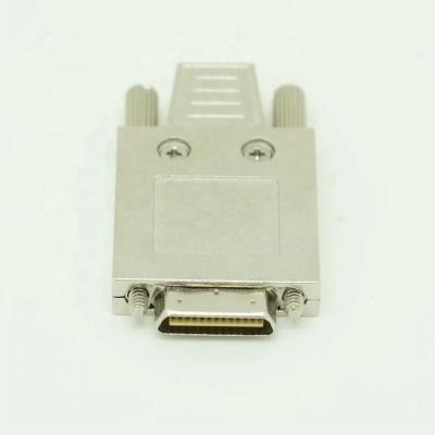 China 0.8mm Pitch 26P VHDCI 26 Pin Male Plug SCSI Automotive Connector With Screw for sale