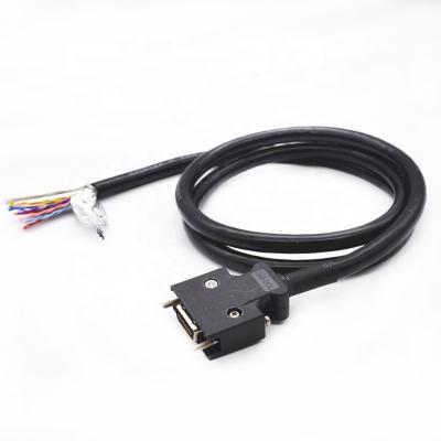 China COMPUTER 20 Cores MDR 20 Pin DIY Shielded Male Open Stripped Tinned Pigtail Cable for sale