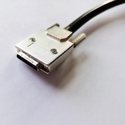 China 0.80mm 36 Way VHDCI 36 Pitch VHDCI 36 Pin Position SCSI Electronic Cable for sale