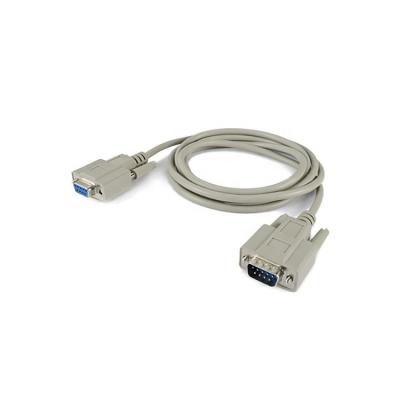 China Male 9 D-sub R232 Fully Pin Electronic Cable To Female Serial DB9 Extension Cable for sale