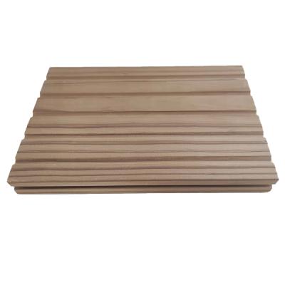 China Solid Thermowood Flooring Tiles Thermowood Timber Carbonized Wood Export For Exterior Wall Cladding for sale