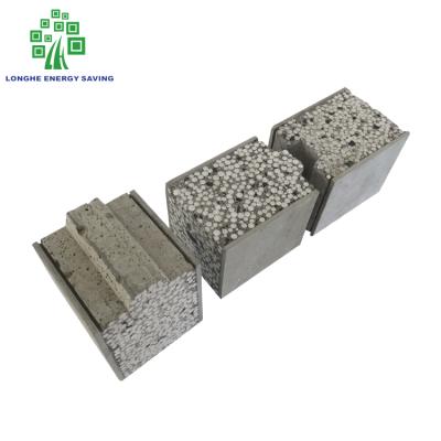 China Fire Resistant Decorative Office EPS Cement Sandwich Panel Wall Panel Fiber Cement Board Sandwich Panel for sale