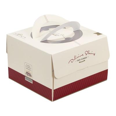 China Manufacture direct selling disposable custom printing cake box with cake board birthday cake box for sale