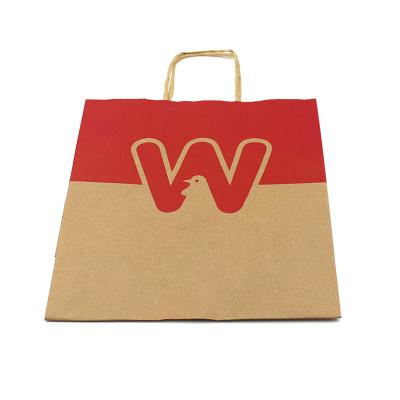 China Recycled Materials Manufacture Direct Selling Custom Packaging Paper Bag Kraft Paper Bag Food Paper Bag for sale