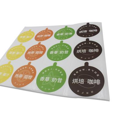 China Custom Printing Self Adhesive Waterproof Logo Envelopes Stickers For Beverage Label for sale