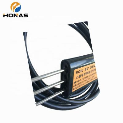 China RS485 Temperature Sensor 3 Probe Electrical Conductivity Soil EC Sensor for sale