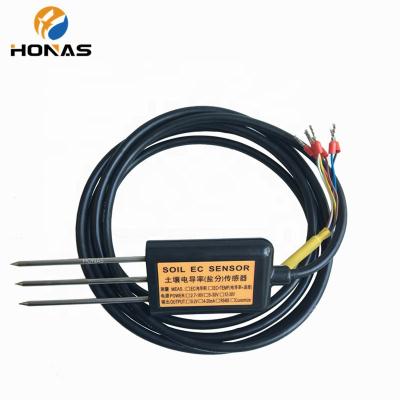 China For Electrical Soil Test RS485 Soil Temperature Humidity EC Sensor for sale