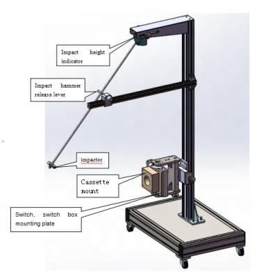 China Stainless steel iec60884 strike impact test equipment for socket outlet for sale