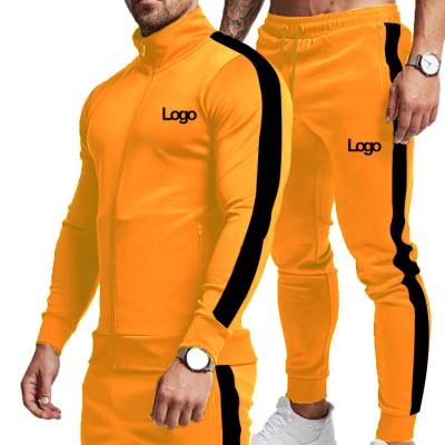 China Fashion Zipper Tracksuits Unisex Fashionable Top Breathable Tracksuit Men's French Terry Sweatsuit With Side for sale