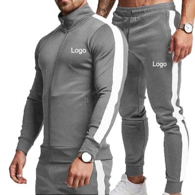 China Breathable Custom Sweater White Sweat Suits High Quality Zipper Sweat With Pocket Unisex Tracksuits Set Blank Jogging Suits Mens Sweatsuit for sale