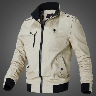 China 2021 Wholesale Men Cotton Breathable Casual Washable Jacket Plus Size Mens Jackets Pilot Jacket for sale