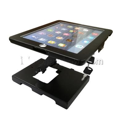 China Lockable+Safe+Durable+Decent Lockable iPad Stand Desk Enclosure Tablet Counter Sign Holder Table Housing Anti Theft Display For iPad 2 3 4 Air 2 9.7 iPad pro for sale