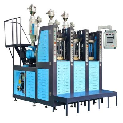 China VERTICAL DR-8103-JC Sports Shoes Outsoles injection Molding Machine three station three gun extrusion molding machine for sale