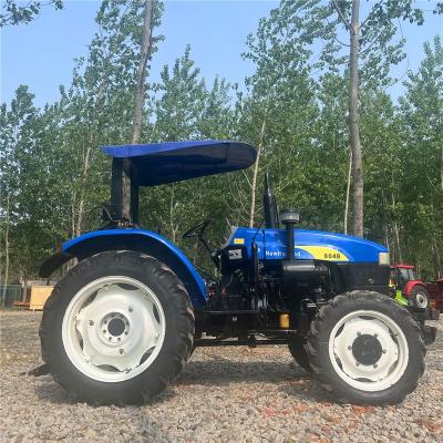 China Ariculture cheap tractors 80hp 4x4wd farming tractor trucks used tractor for agriculture with cab mini trailer for sale