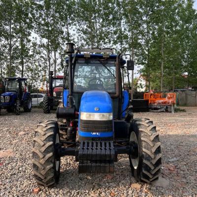 China Ariculture wholesales priced SNH1004 100hp 4X4 WD Wheel tractor working in good condition used for farm for sale